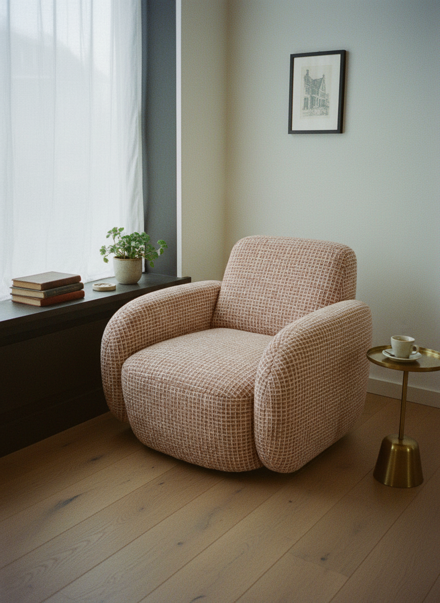 Armchair Detail — upholstered armchair craftsmanship